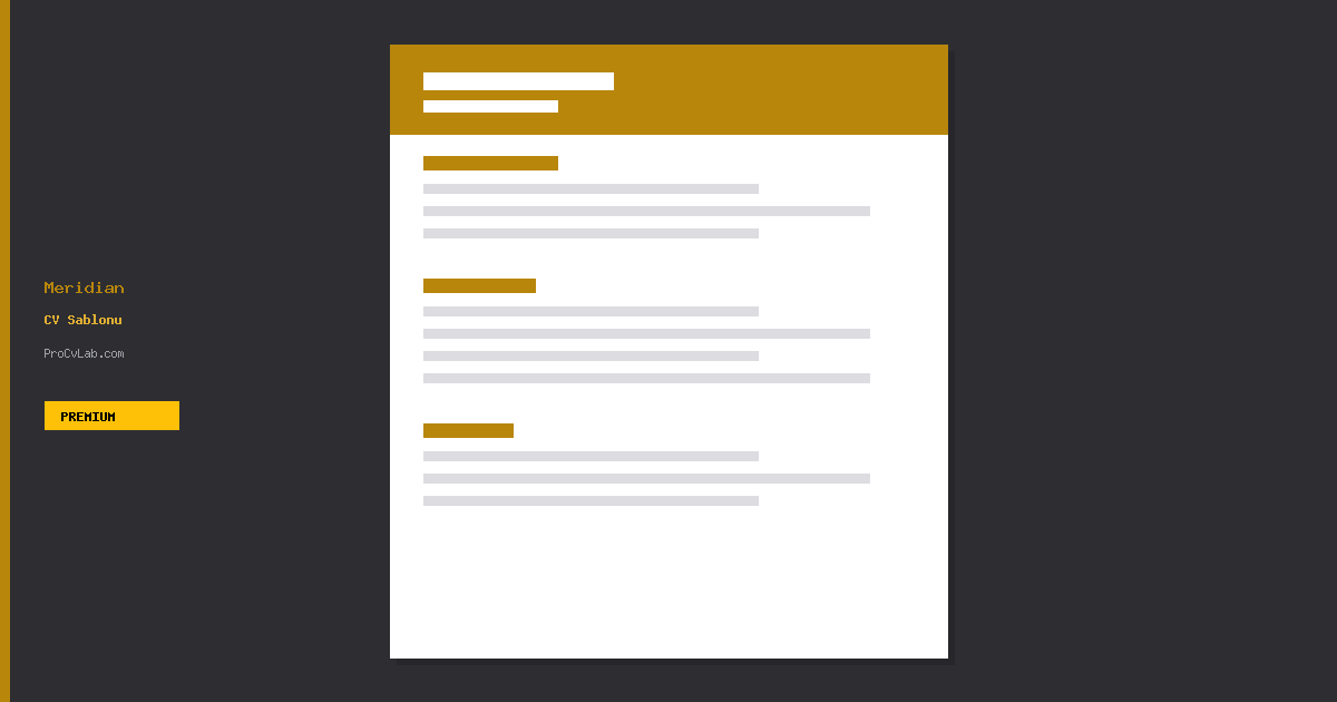 Meridian - ATS Uyumlu